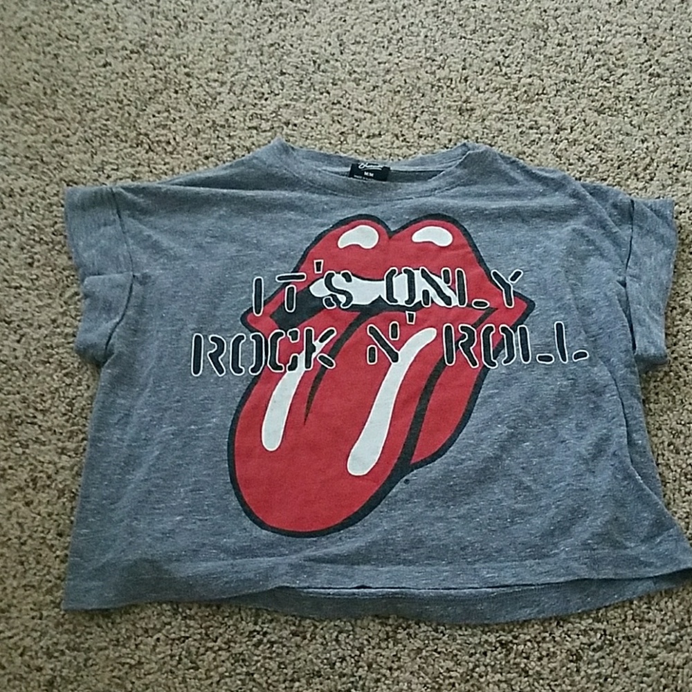 "Its only rock and roll" 3/4th length shirt